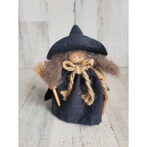 Vintage Laddie friends witch broom Halloween trick or treat